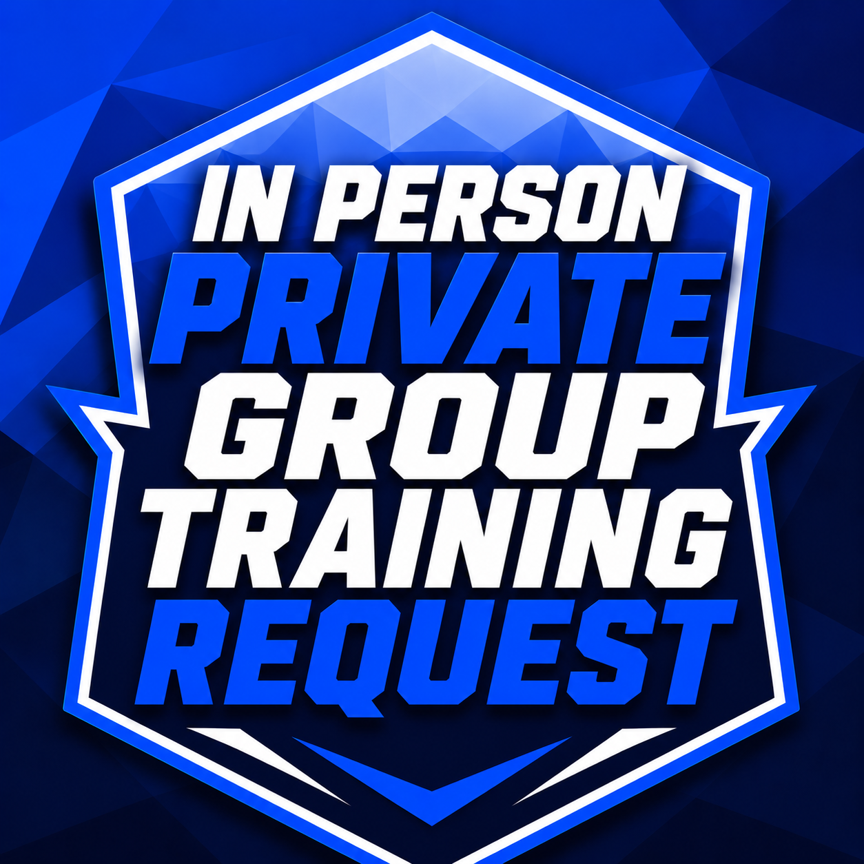 In Person Private Group Training Request